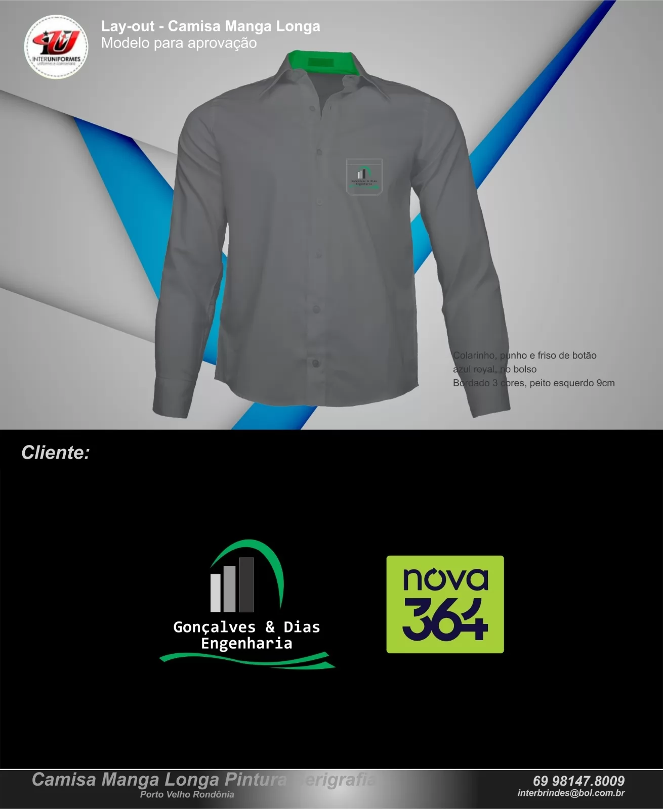 Camisa manga longa